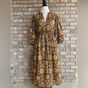 Mille Resort and Travel Floral Print Boho Dress.